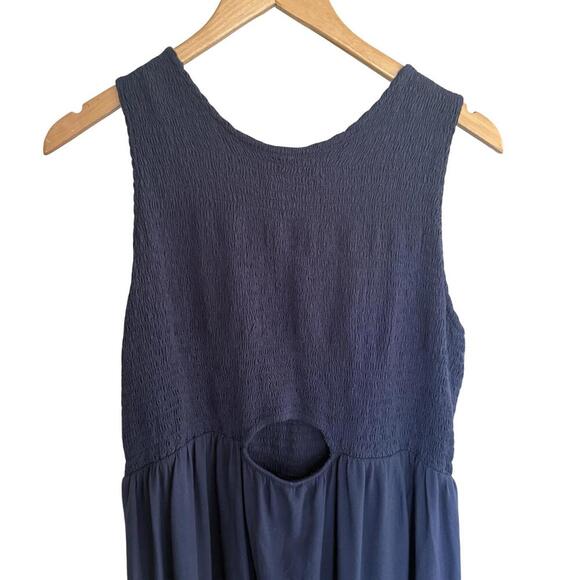 Isabel by Ingrid + Isabel navy maxi maternity dress size XXL - Picture 2 of 8